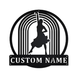 Personalized Contemporary Dancer Metal Sign | Contemporary Dancer Metal Wall Art | Contemporary Dancer Metal Sign | Contemporary Dancer Gift
