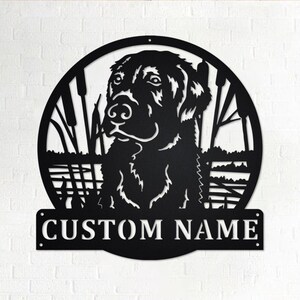 Custom Hunting Dog Metal Wall Art, Personalized Dog Hunter Name Sign Decoration For Room, Hunting Dog Home Decor, Custom Hunting Dog