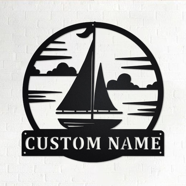 Sailboat Wall Art Etsy