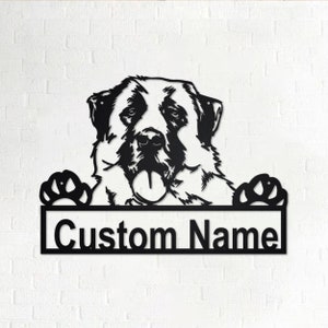 Personalized Anatolian Shepherd Metal Sign | Anatolian Shepherd Metal Wall Art | Dog Metal Sign | Anatolian Shepherd Lover Gift | Dog Lover