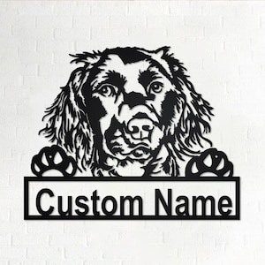 Custom Scotia Duck Tolling Dog Metal Wall Art, Personalized Scotia Duck Tolling Name Sign Decoration For Room,Scotia Duck Tolling Home Decor