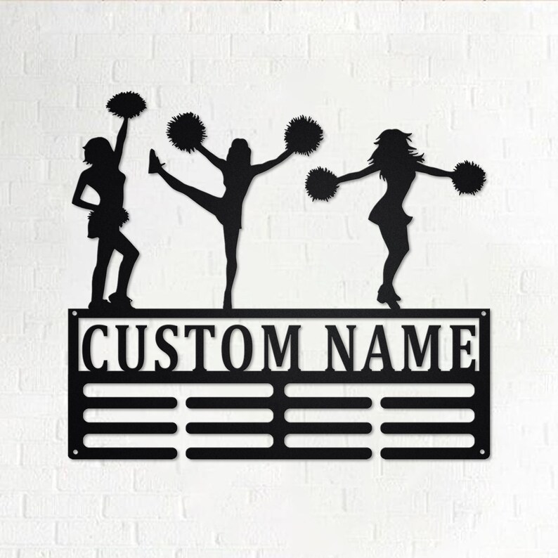 Custom Cheerleading Medal Holder LED Light Personalized - Etsy