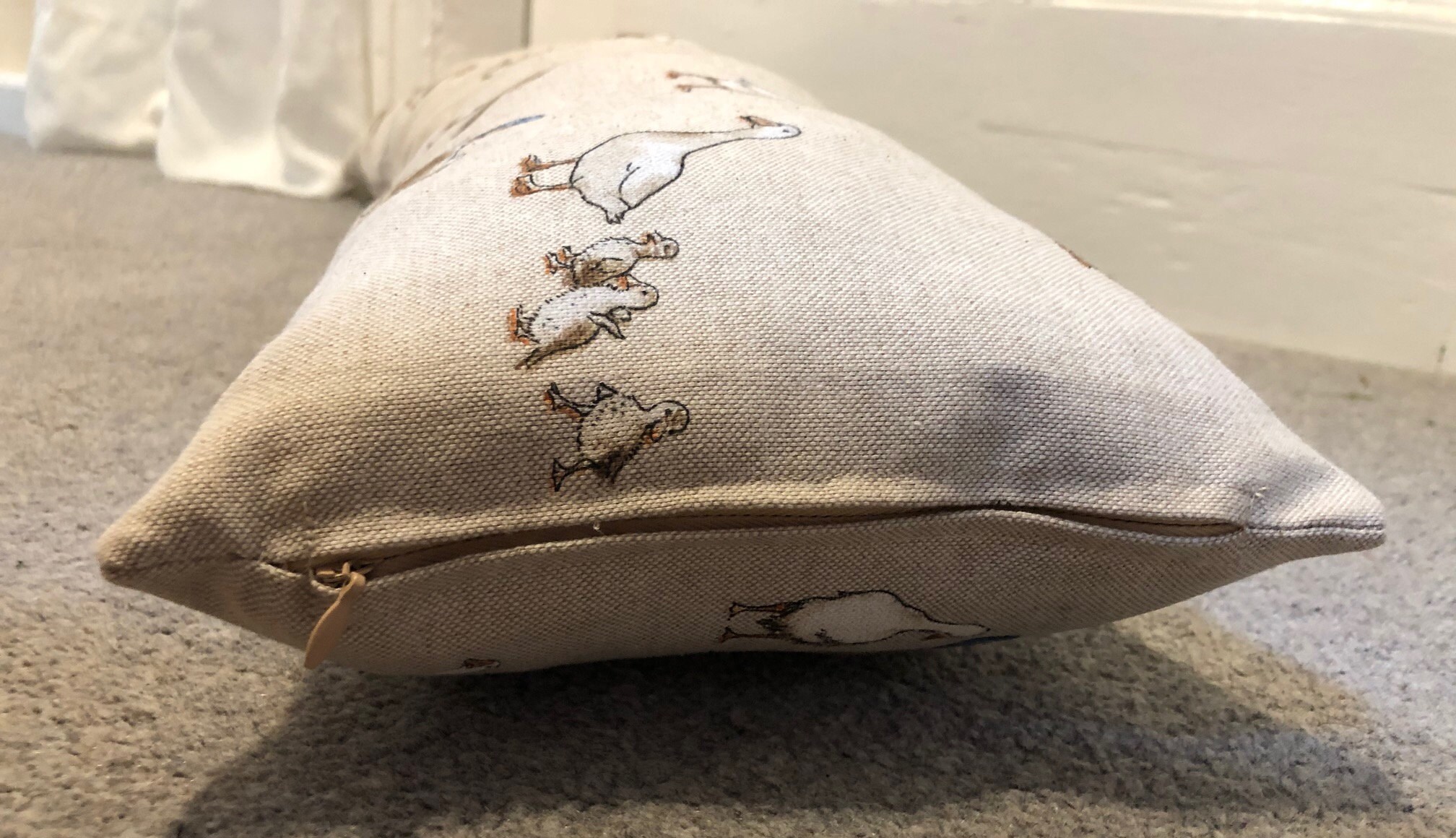 Draught Excluder Washable Removable Cover Goose Print Duck Etsy