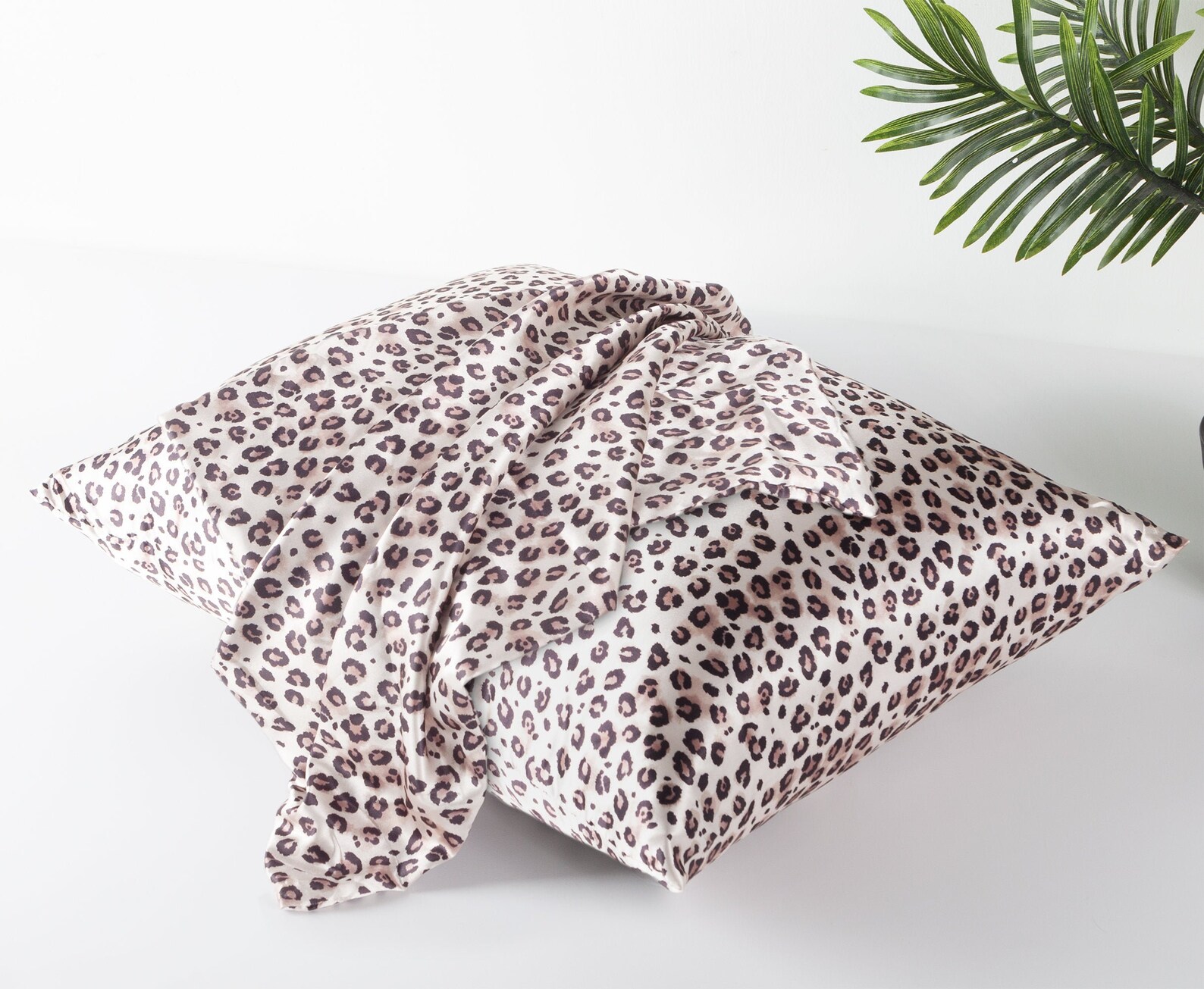 Leopard Pillow Cases Silk Pillowcase Perfect Slip to Etsy
