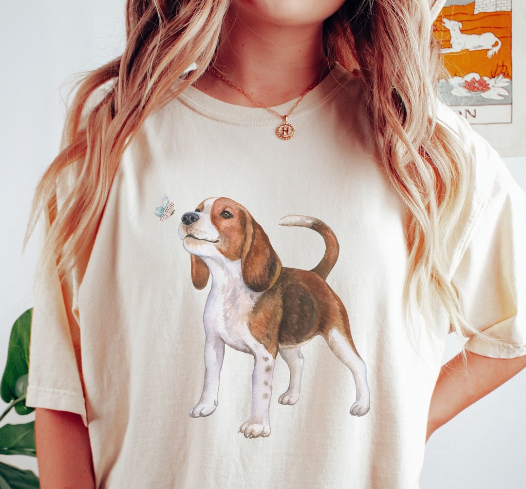 Beagle Print Tshirt, Beagle Mom Comfort Colors Shirt, Beagle Gifts ...