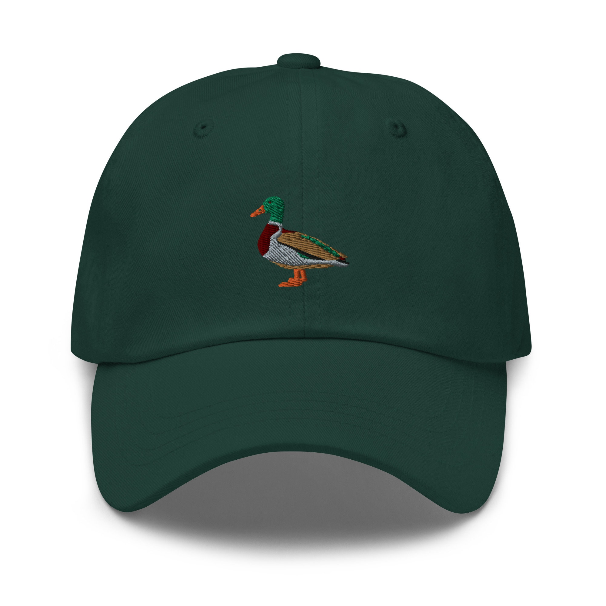 Embroidered Duck Baseball Cap, Mallard Embroidery Baseball  display picture 3