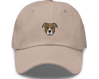 Pitbull Baseball Cap, Embroidered Pitbull Dad Hat, Pitbull Baseball Cap, Pitbull Mom Cap, Pitbull Mom Gifts, Pitbull Dad Gifts, Pit Bull Cap