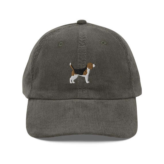 EMBROIDERED Beagle Corduroy Cap, Beagle Vintage Baseball Cap, Beagle Mom Gifts, Cute Dog Mom 6 Panel Hat, Beagle Lover Gift, Dog Dad Cap