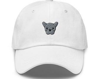 Frenchie Embroidered Cap, Frenchie Baseball Cap, French Bulldog Hat, French Bulldog Gifts, Frenchie Mom Hat, Frenchie Dad Hat, Frenchie Gift