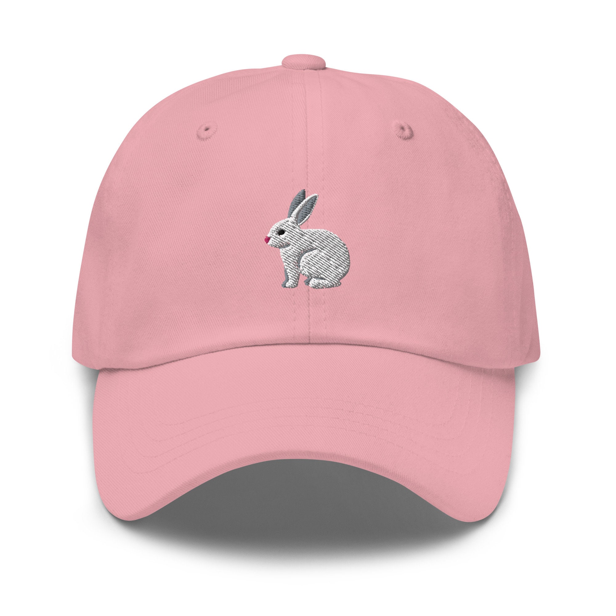 Rabbit Embroidered Cap, Bunny Dad Hat, Rabbit Mom Gift, Easter Rabbit ...