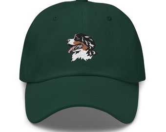 Bernese Mountain Dog Cap, Embroidered Bernese Dog Baseball Cap, Bernese Mountain Dog Mom Gifts, Bernese Dad Hat, Cute Bernese Dog Mama Gift