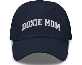 Dachshund Mom Cap, Cute Embroidered Doxie Mom Baseball Cap, Gift for Dackel Mom, Wiener Dog Mama, Dachshunds, Doxie Mom 6 Panel Dad Hat