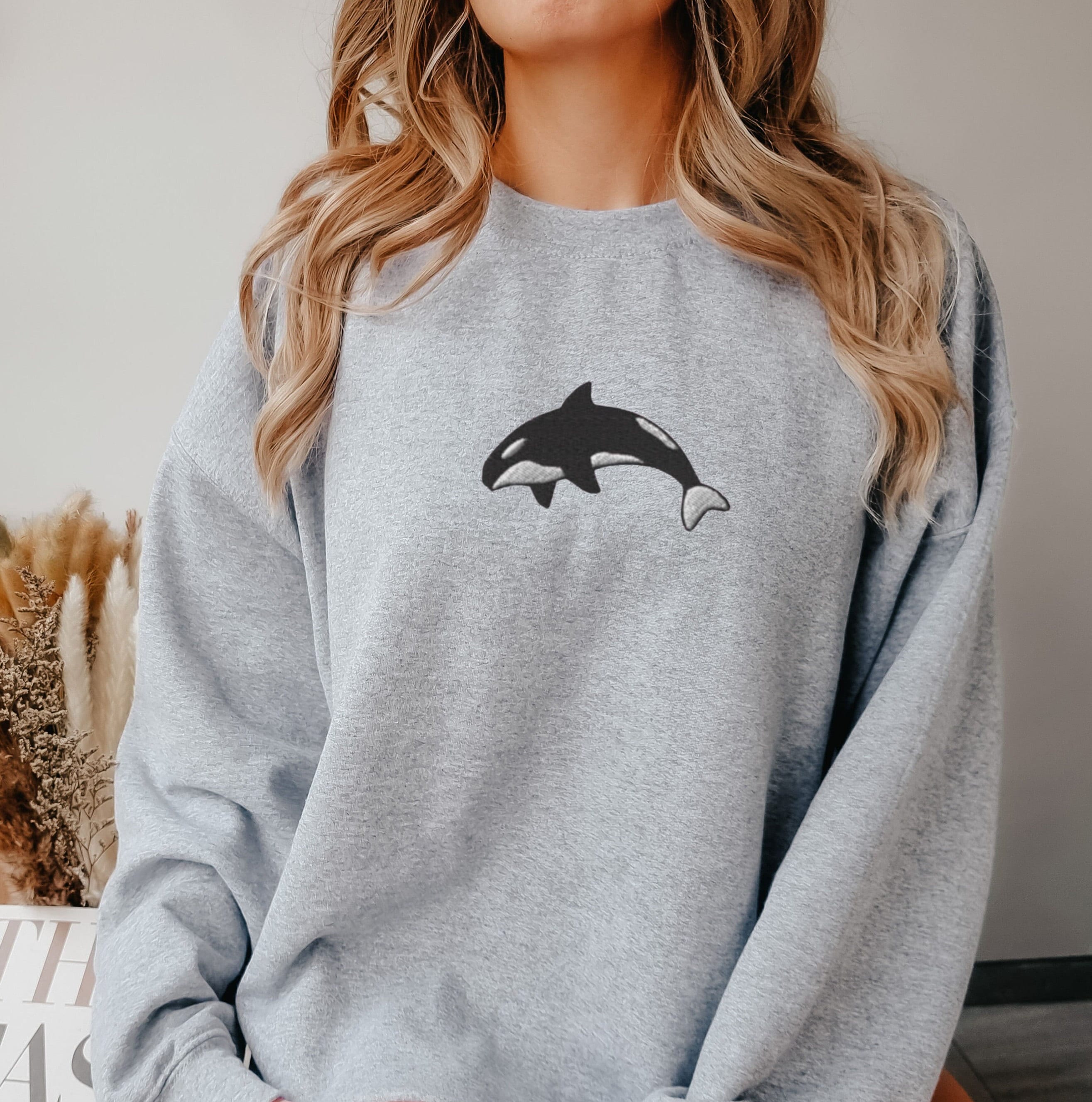 [COVERNAT]★Whale Raised Sweatshirt Whale Conservation Sweatshirt | Save the Right Whale | ifaw