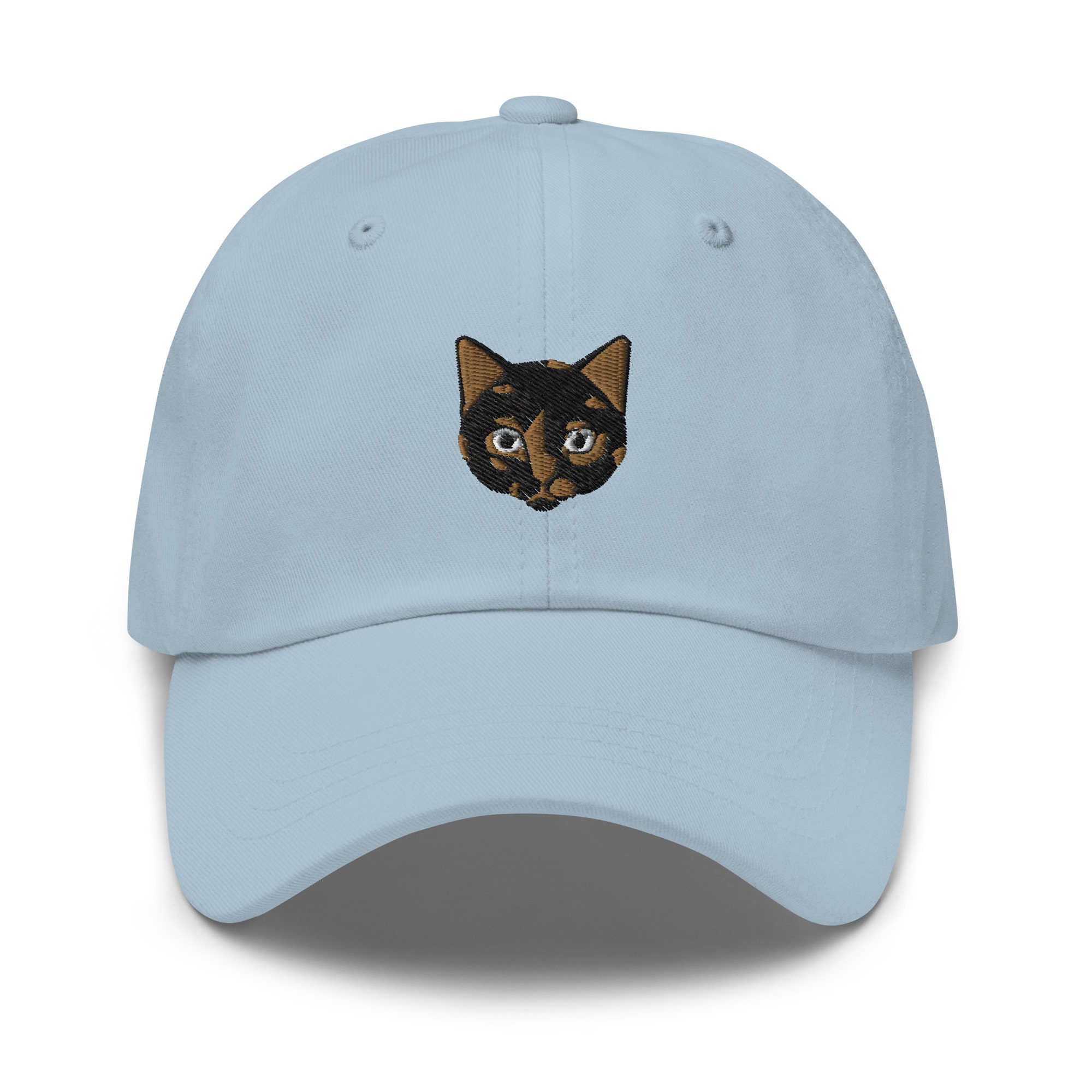 Tory Burch Cat Printed Baseball Cap Hat Small Cat Portrait Gray Tory Burch Animal House Cat Collection Drops Featuring Maude  main image 3