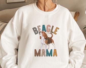 Beagle Mama Sweatshirt, Beagle Mom Crewneck, Cute Beagle Gift, Beagles, Beagle Owner Gifts, Beagle Jumper, Beagle Sweater, Beagle Moms