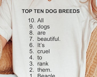 Camiseta divertida de Beagle, divertida camiseta para mamá de Beagle, regalo humorístico para mamá de perro, camiseta de cuello redondo para papá de perro, regalos para amantes de los beagles, camiseta unisex para dueños de beagles