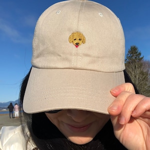 Labradoodle Hat, Goldendoodle Embroidered Cap, Labradoodle Baseball Cap, Doodle Mom Cap, Doodle Mom Gift, Labradoodle Gifts, Doodle Face Hat