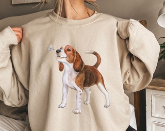 Cute Beagle Sweatshirt, Beagle Mom Crewneck, Beagle Mama Gifts, Beagles, Beagle Printed Shirt, Beagle Jumper, Beagle Lover Sweatshirt