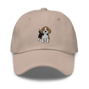 Beagle Baseball Cap, Embroidered Beagle Dad Hat, Beagle Mom Hat, Beagle Gifts, Beagle Caps, Beagle Dad Gift, Beagles, Beagle Lover Gift
