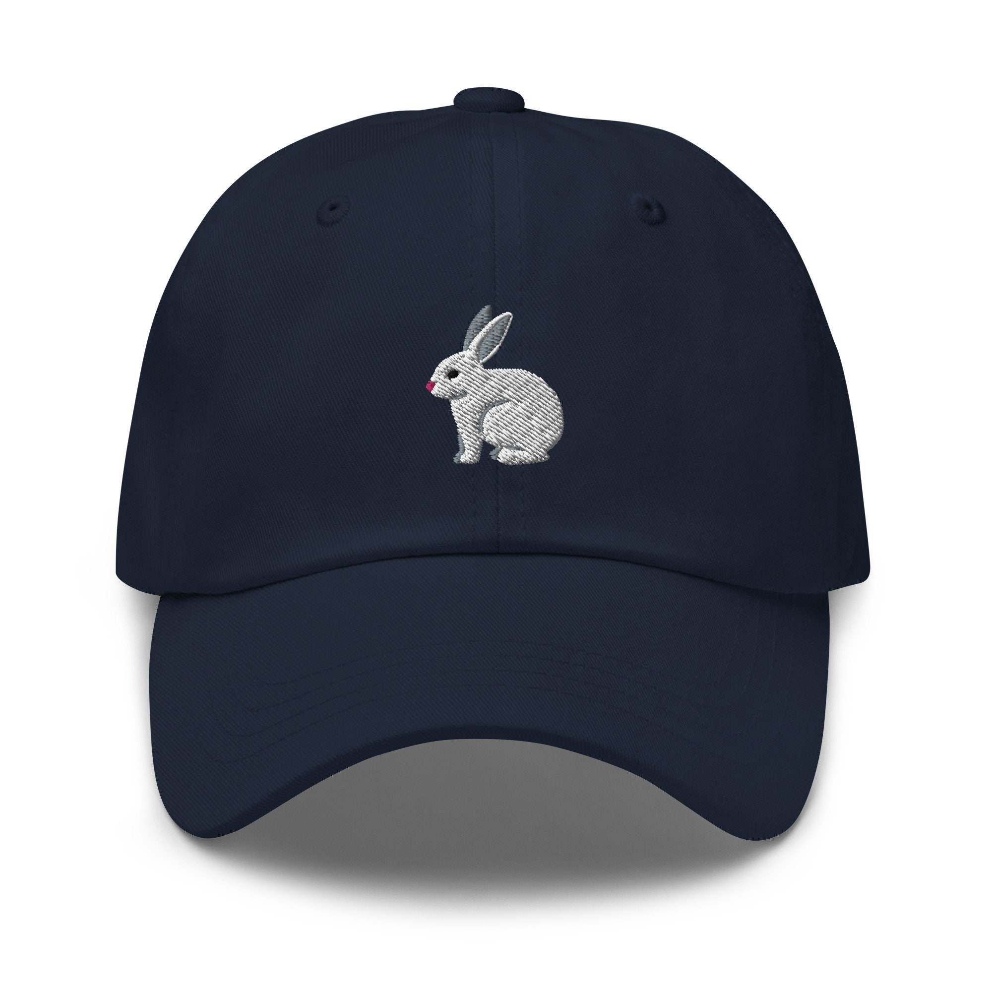 Rabbit Embroidered Cap, Bunny Dad Hat, Rabbit Mom Gift, Easter Rabbit ...