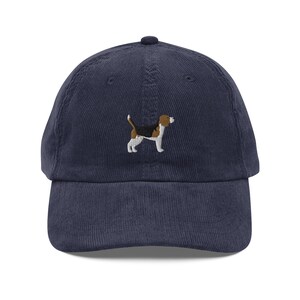 EMBROIDERED Beagle Corduroy Cap, Beagle Vintage Baseball Cap, Beagle Mom Gifts, Cute Dog Mom 6 Panel Hat, Beagle Lover Gift, Dog Dad Cap