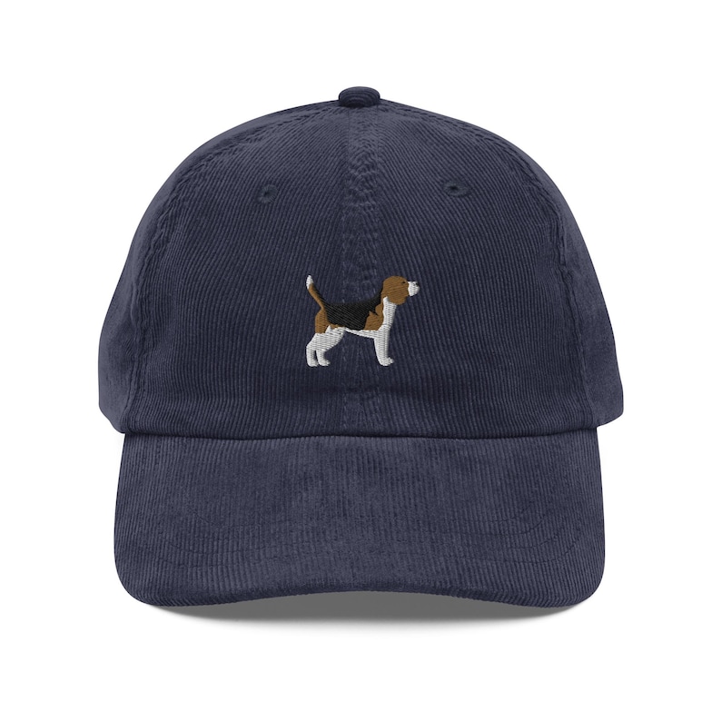 EMBROIDERED Beagle Corduroy Cap, Beagle Vintage Baseball Cap, Beagle Mom Gifts, Cute Dog Mom 6 Panel Hat, Beagle Lover Gift, Dog Dad Cap