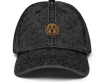 Goldendoodle Vintage Cap, Embroidered Golden Doodle Baseball Cap, Cute Doodle Mom Hat, Labradoodle Mama Gifts, Doodle Gift, Goldendoodles