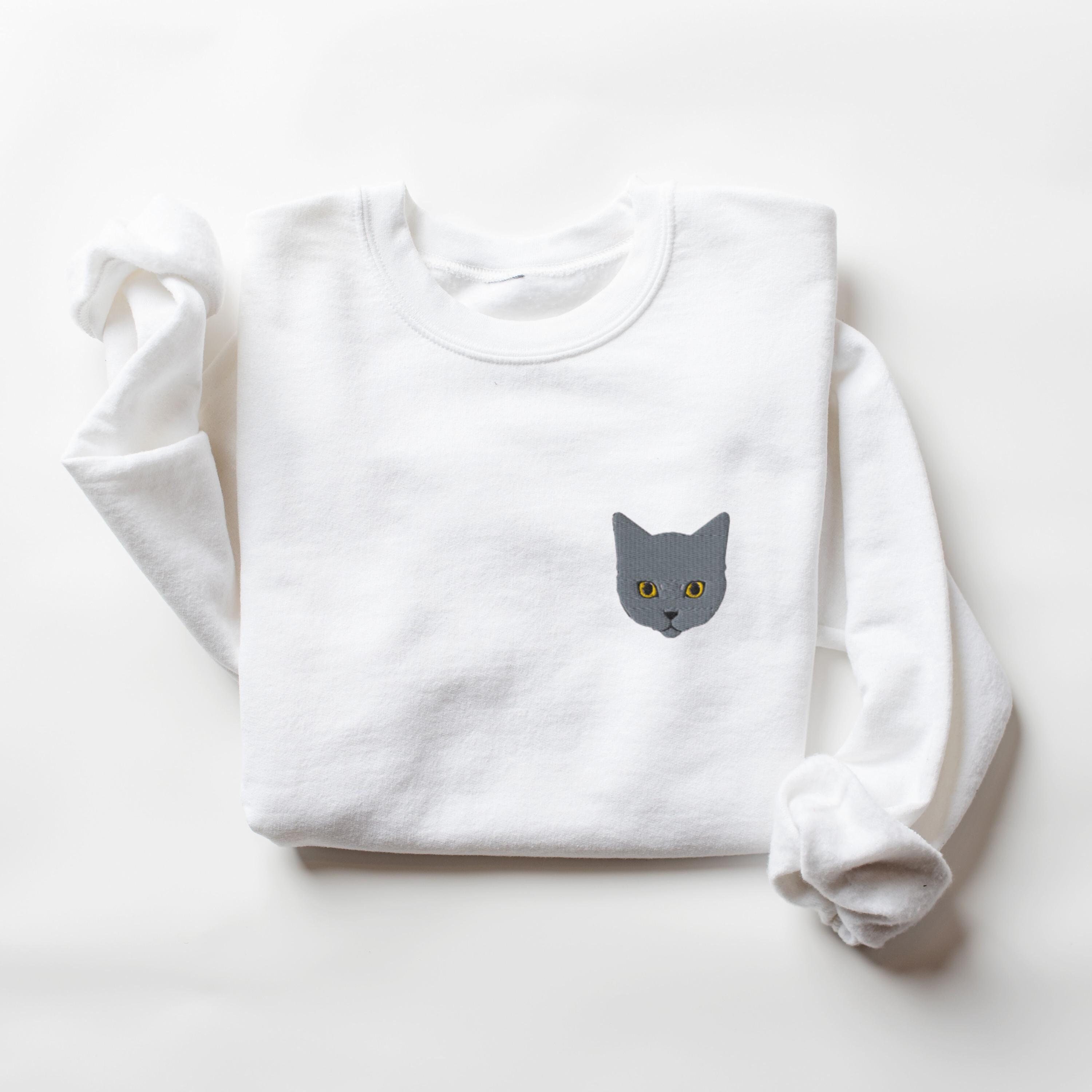 Cat Shirts for Women Embroidery - Etsy