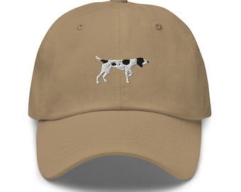 German Shorthaired Pointer Cap, Embroidered GSP Dad Hat, Pointer Embroidery, Pointer Mom Gifts, Pointers, Pointer Gift, Short Haired Pointer