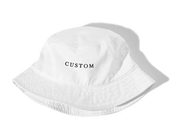 Sombrero tipo pescador de algodón orgánico bordado a medida