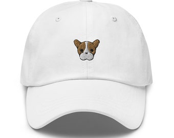 French Bulldog Hat, Frenchie Baseball Cap, Frenchie Embroidered Hat, French Bulldog Embroidered Cap, Frenchie 6 Panel Hat, Frenchie Gifts