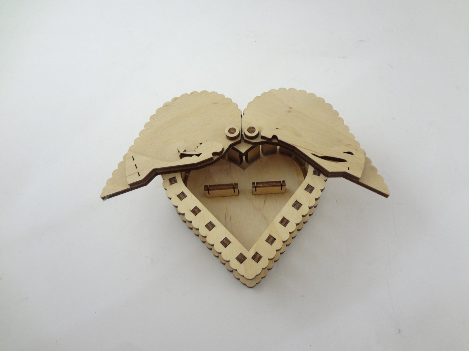 Box for Wedding Ringsbox for Rings Laser Cut Files Etsy