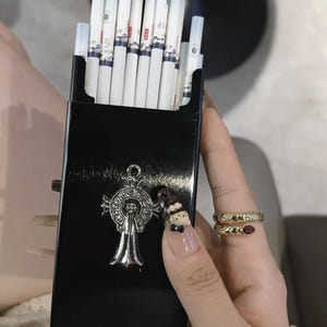 cigarette case tumblr Zigarettenbox Perfect gift for smokers Heart Cigarette Case - Etsy