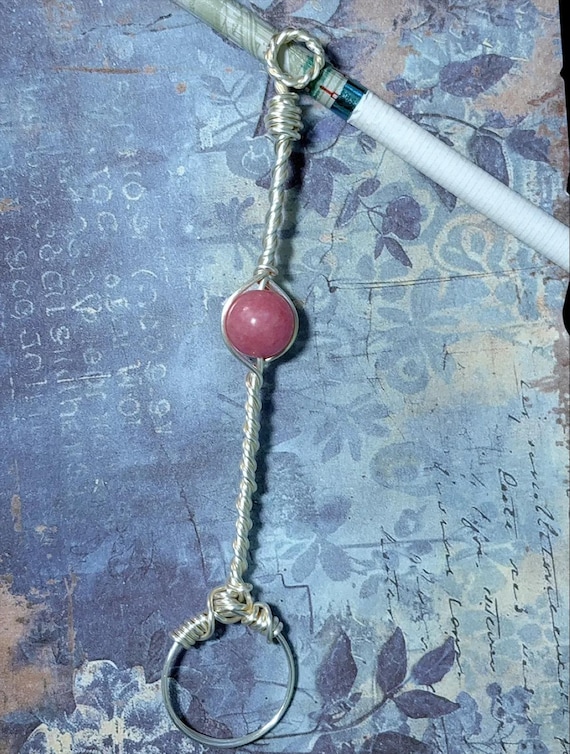Handmade Wire Wrapped Gemstone Cigarette Holder,Colorful Minimalist  Tobacciana