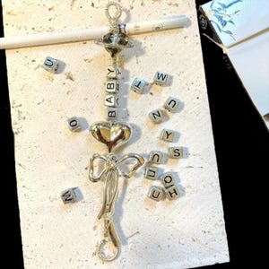 Pinza de cristal para cigarrillos, porta cigarrillos con letras personalizadas, kit para fumar Love Silver, protector de uñas largo, accesorios para fumar, regalo para ella