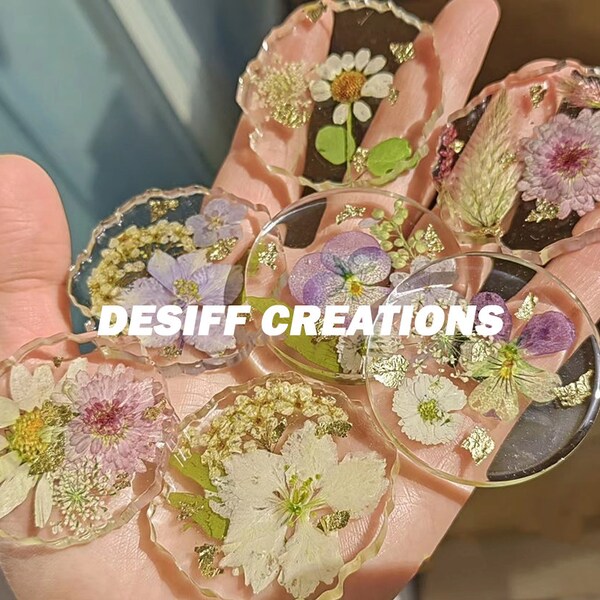 Dried Flowers Resin Etsy