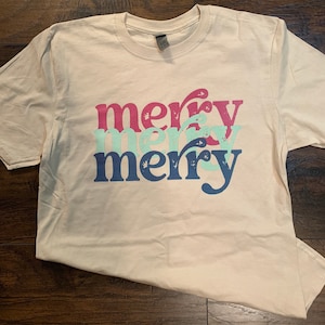 Merry, Merry Merry Merry, Weihnachten, Pastell