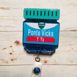 Ponte Vicks Y Ya Interchangeable Glitter Badge Reel 