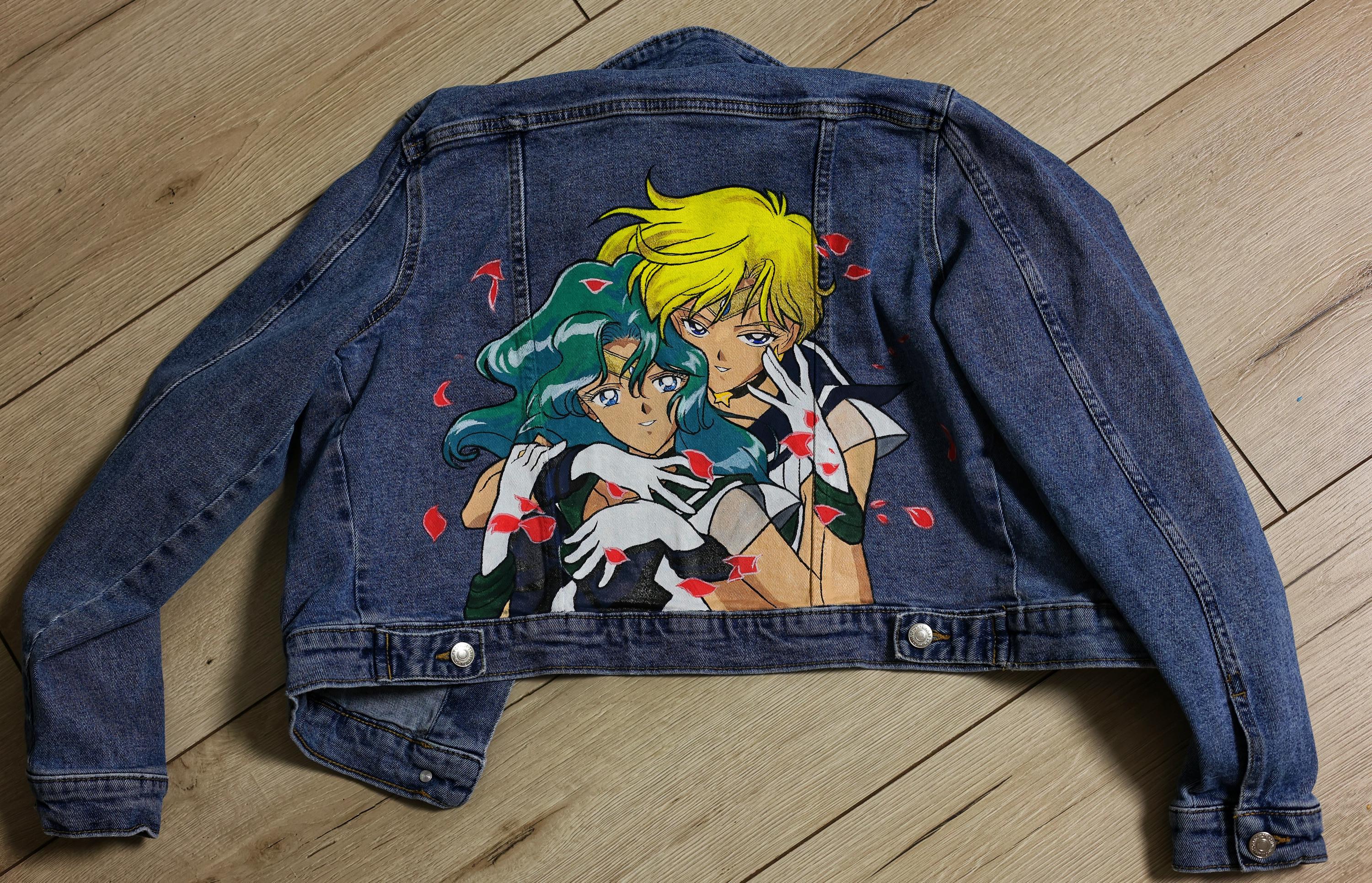 Sailor moon denim jacket - Etsy 日本