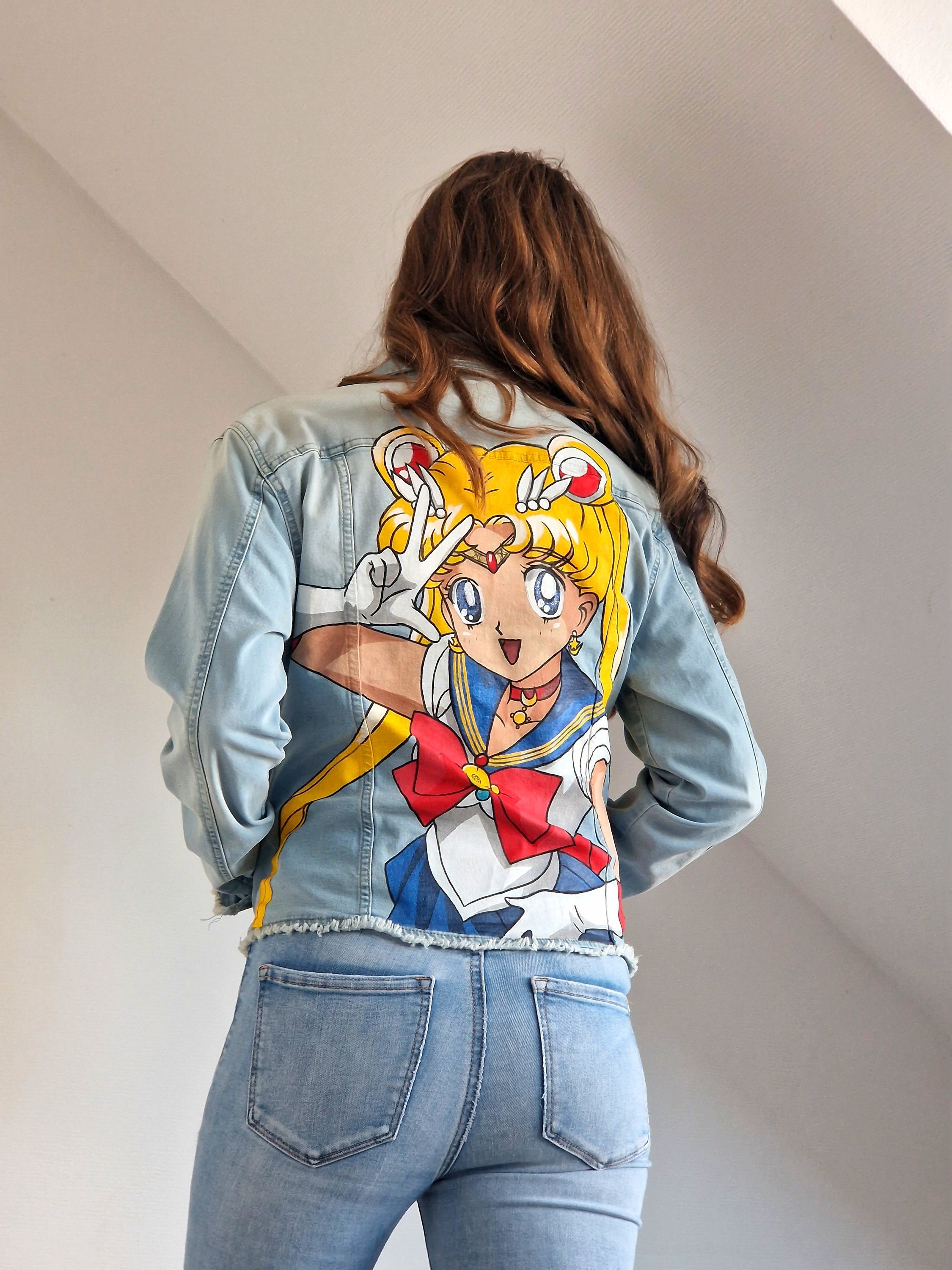 Sailor moon denim best sale jacket
