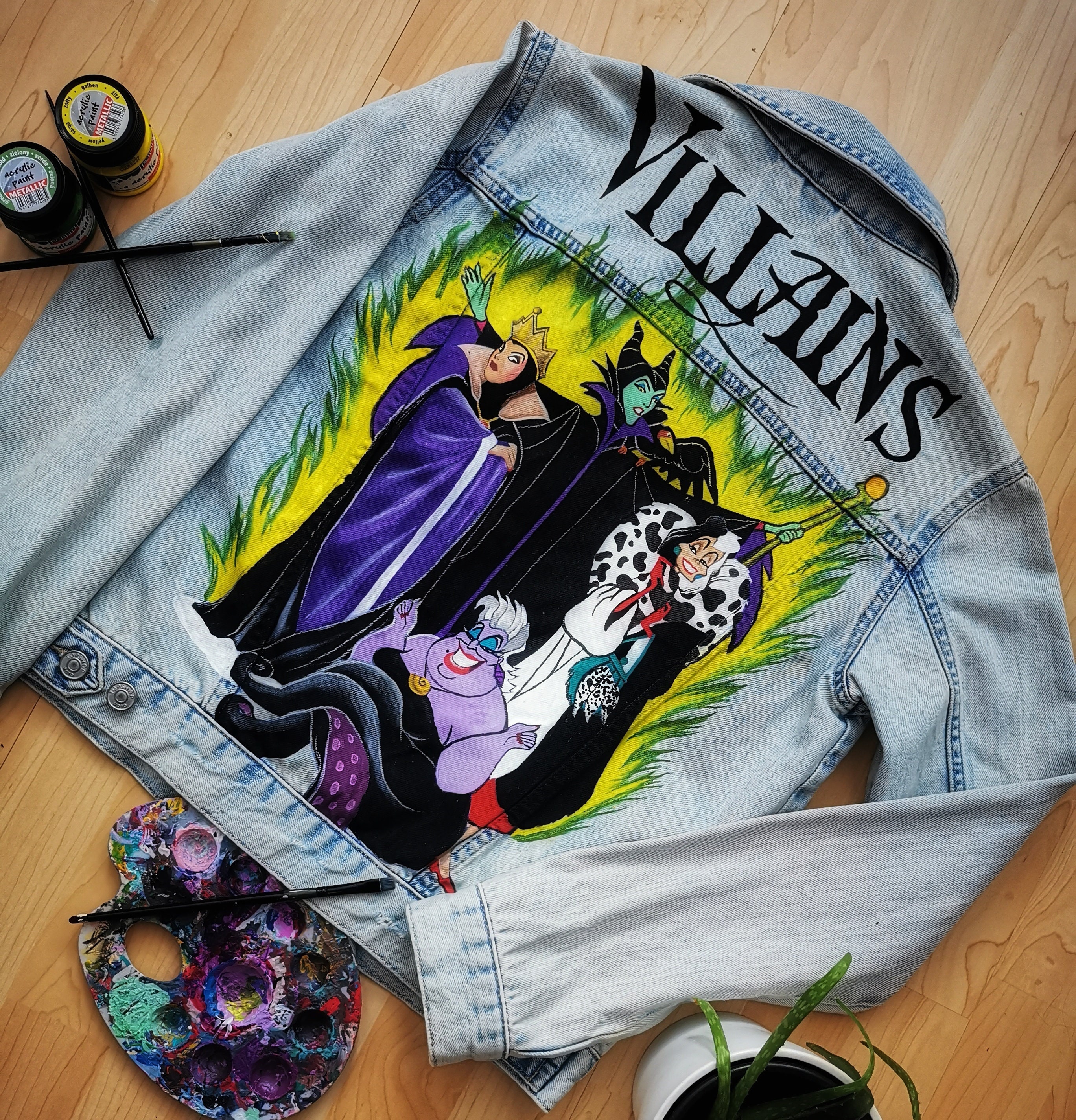 Disney Villains Evil Queen Ursula Maleficent Cruella - Handmade