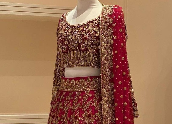 Wedding Dress, Bridal Lehenga Choli, Embroidered Dupatta, Designer Lehenga, Red Dress, Indian Wedding, Blush Wedding Dress Wedding Dress, Bridal Lehenga Choli, Embroidered Dupatta, Designer Lehenga, Red Dress, Indian Wedding, Blush Wedding Dress