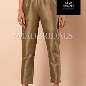 Pantaloni in seta grezza seta pantaloni pantaloni di seta | Etsy Italia
