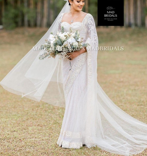 White wedding gown, Custom made Wedding gown, ready made, mumbai india