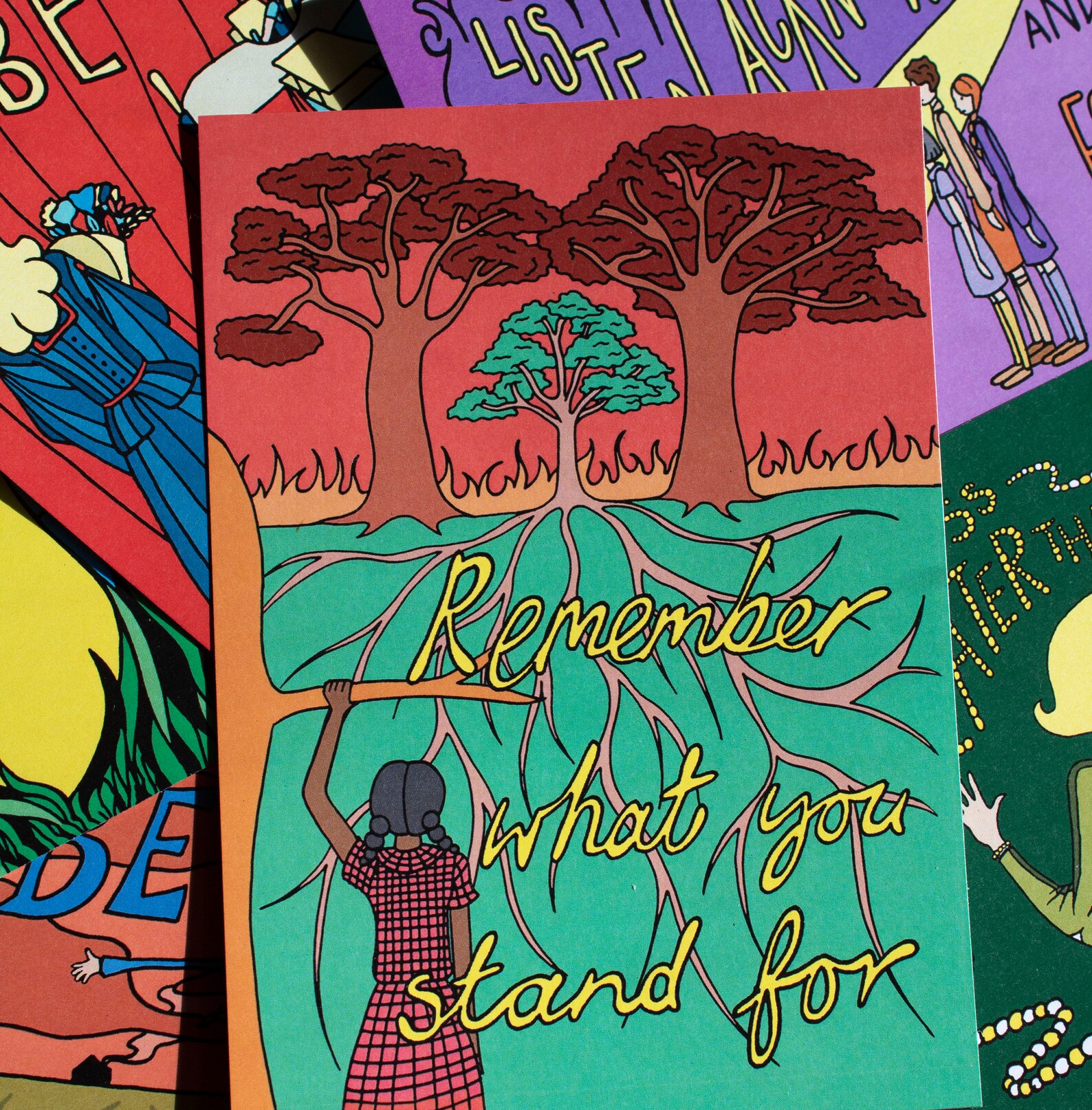 Roll of Thunder Hear My Cry Literary Inspiration A6 Postcard Etsy