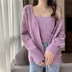 Lilac purple sweater discount