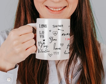 Valentine's Day gift | LOVE mug | Calendar | Partner mug | Gift partner | Love