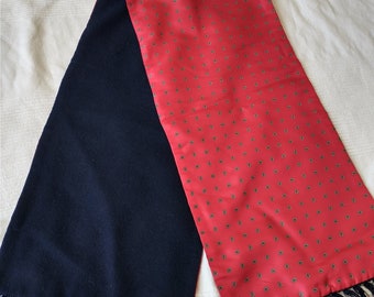 Vintage  Wool  Acetate Scarf for Men Beau Monde