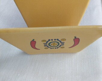 Sagaform ceramic yellow napkin holders
