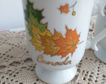 Two beautiful Banaux Canada coffee/ tea cup